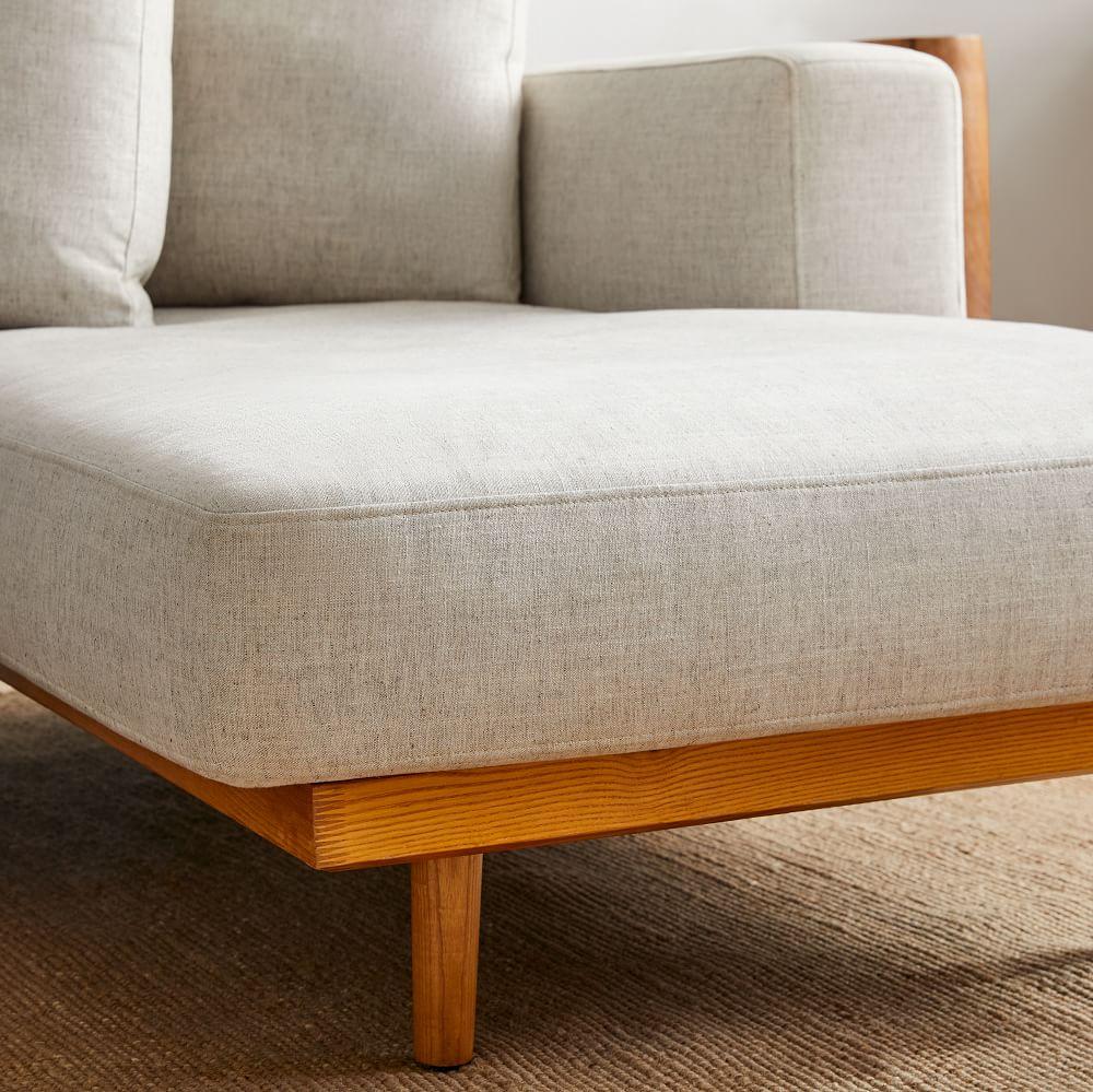 Newport 2 Piece Chaise Sectional West Elm Australia